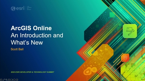 Thumbnail for ArcGIS Online: An Introduction and What's New