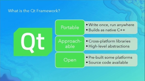 Thumbnail for ArcGIS Runtime SDK for Qt: Building Apps