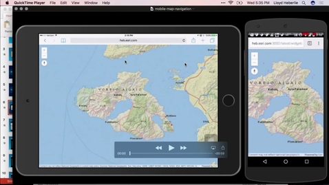 Thumbnail for Building Mobile Web Apps - ArcGIS API for JavaScript