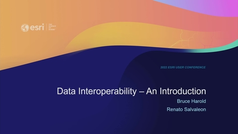 Thumbnail for ArcGIS Data Interoperability: An Introduction