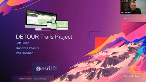 Thumbnail for entry Esri User Conference 2021 – Ohio Department of Natural Resources: DETOUR Trails Initiative