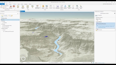 Thumbnail for entry Exploratory Analysis – Elevation Profile Tool Basics