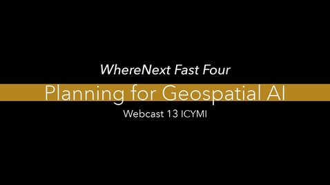 Thumbnail for WhereNext Fast Four ICYMI AI Plans