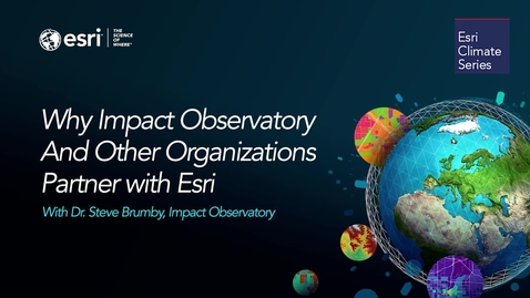 Thumbnail for Partnering With Esri
