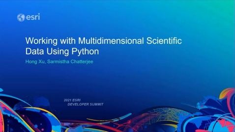 Thumbnail for entry Working with Multidimensional Scientific Data Using Python