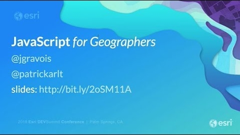 Thumbnail for entry JavaScript for Geographers