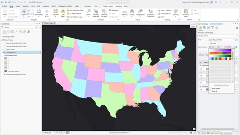 Thumbnail for Calculate Color Theorem Field in ArcGIS Pro