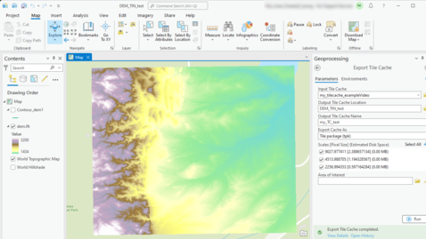 Thumbnail for Create and Publish Tile Packages for Offline Use with ArcGIS Mobile Apps