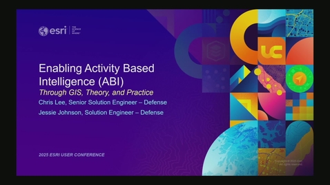 Thumbnail for Enabling Activity-Based Intelligence (ABI) Through GIS, Theory, and Practice
