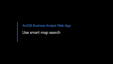 Thumbnail for Use smart map search