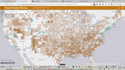 Thumbnail for entry Web AppBuilder for ArcGIS: Customizing and Extending