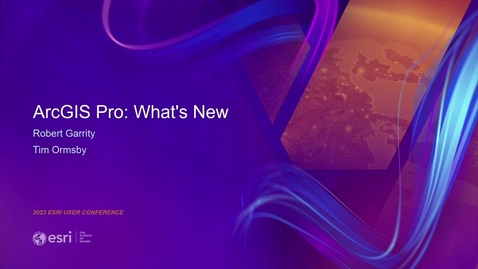 Thumbnail for entry ArcGIS Pro: What's New