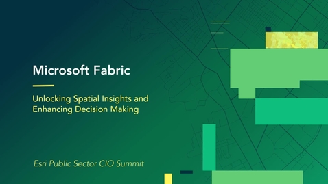 Thumbnail for Unlocking Spatial Insights and Enhancing Decision Making with Microsoft Fabric