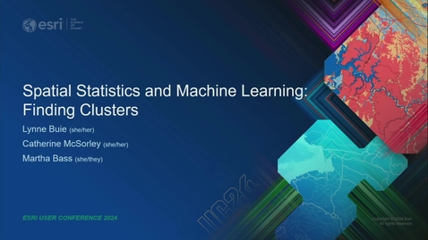 Thumbnail for Spatial Statistics and Machine Learning: Finding Clusters