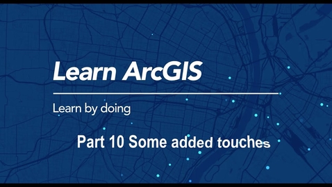 Thumbnail for entry Build an ArcGIS Hub: Finishing Touches