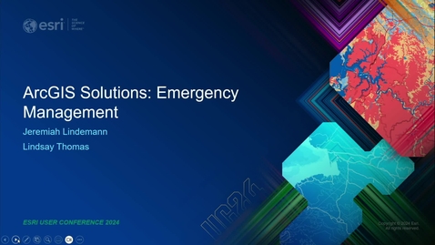 Thumbnail for ArcGIS Solutions: Emergency Management