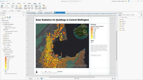 Thumbnail for Make a layout in ArcGIS Pro