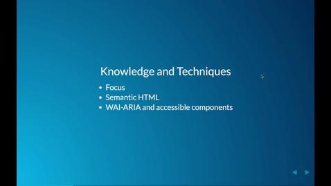 Thumbnail for Accessible Web Mapping Apps: ARIA, WCAG and 508 Compliance