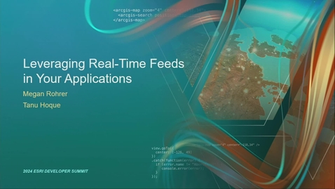 Thumbnail for Leveraging Real-Time Feeds in Your Applications