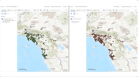 Thumbnail for entry ArcGIS Enterprise 10.9 Distributed Collaborations with Share Editing Demo