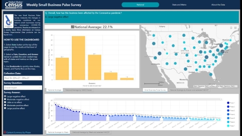 Thumbnail for US Census COVID-19 Small Business Pulse Survey