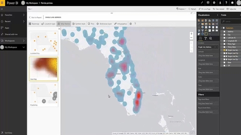 Thumbnail for ArcGIS Maps for Power BI: Map Visualizations