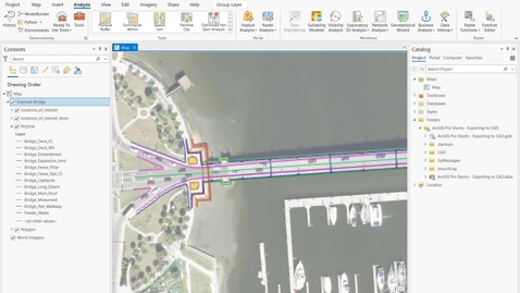 Thumbnail for entry Export feature layers as CAD drawings in ArcGIS Pro