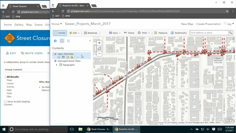 Thumbnail for entry Distributed GIS: Portal to Portal Collaboration