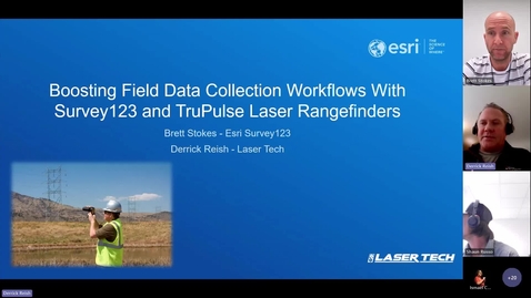 Thumbnail for entry Field Data Collection with Survey123 and TruPulse Laser Rangefinders