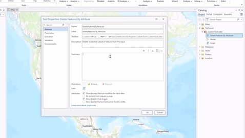 Thumbnail for Document custom tools in ArcGIS Pro