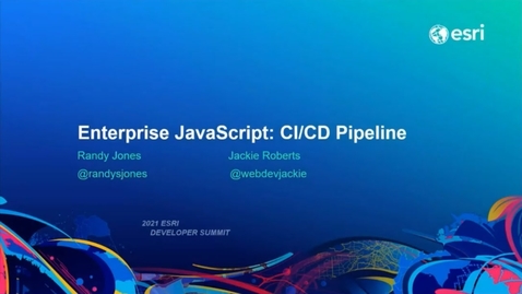 Thumbnail for entry Enterprise JavaScript: CI/CD Pipeline