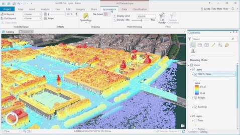 Thumbnail for entry Preparing Point Cloud Scene Layers in ArcGIS Pro