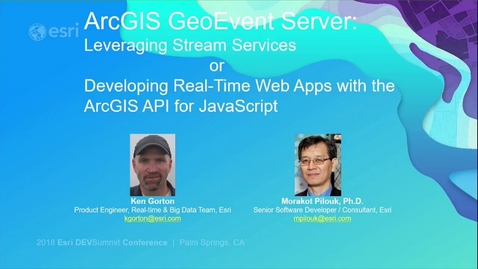 Thumbnail for Developing Real-Time Web Apps with the ArcGIS API for JavaScript