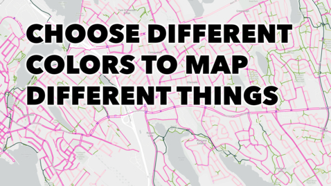 Thumbnail for Choose different colors to map different things
