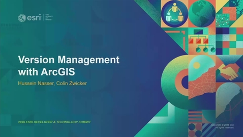 Thumbnail for Version Management with ArcGIS