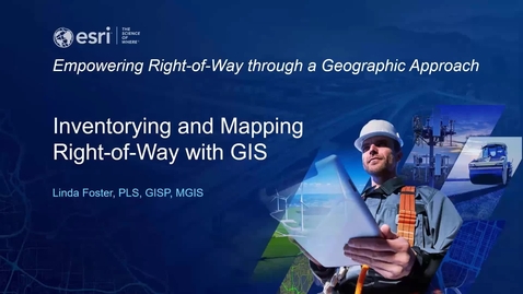 Thumbnail for entry Inventorying and Mapping Right-of-Way with GIS | ROW Webinar Series
