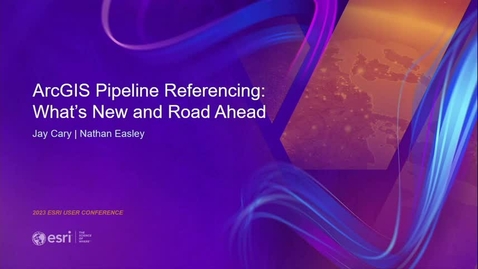 Thumbnail for entry ArcGIS Pipeline Referencing: What's New and the Road Ahead