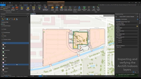 Thumbnail for entry Data Conversion of Autodesk® Revit® Floorplans to ArcGIS Indoors Maps