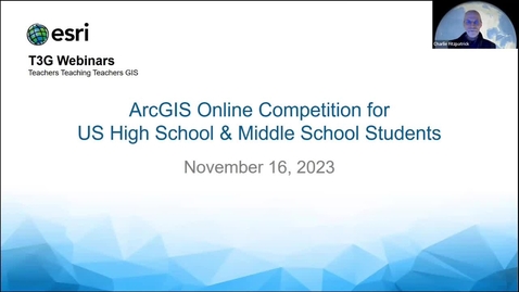 Thumbnail for 2024 ArcGIS Online Competition for US High School and Middle School Students