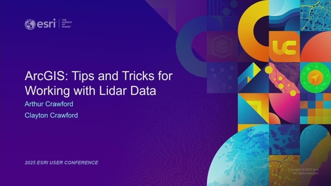 Thumbnail for ArcGIS: Tips and Tricks for Working with Lidar Data