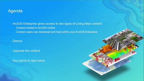 Thumbnail for Living Atlas in ArcGIS Enterprise