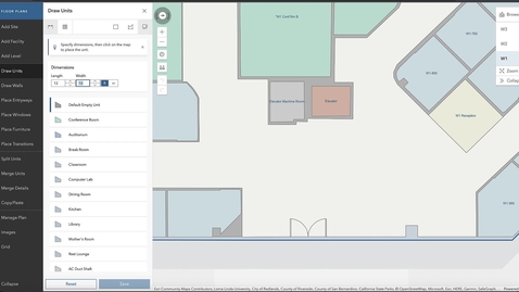 Thumbnail for entry ArcGIS Indoors Floor Plan Editor