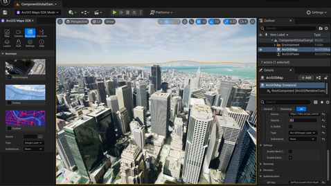 Thumbnail for entry Get Started with ArcGIS Maps SDK for Unreal Engine