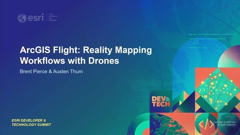 Thumbnail for ArcGIS Flight: Reality Mapping Workflows with Drones