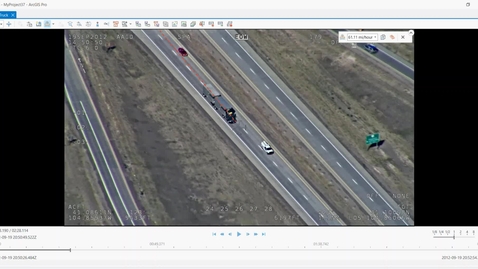 Thumbnail for entry Measure features in a full motion video in ArcGIS Pro