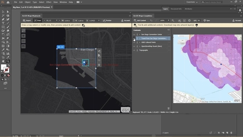 Thumbnail for entry What's New in ArcGIS® Maps for Adobe® Creative Cloud® 1.4