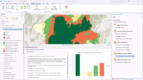 Thumbnail for Suitability Model Comparison in ArcGIS Pro