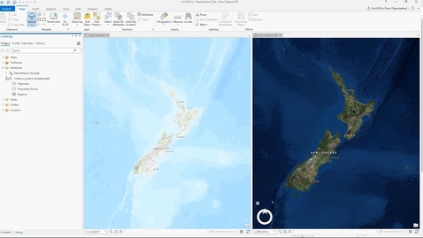 Thumbnail for entry Create a project template in ArcGIS Pro