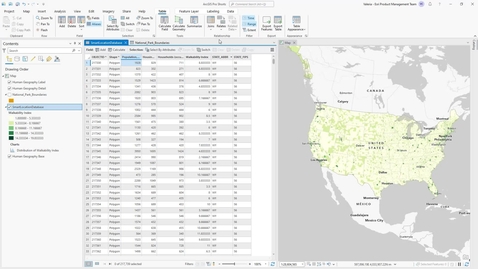 Thumbnail for entry Table appearance options in ArcGIS Pro