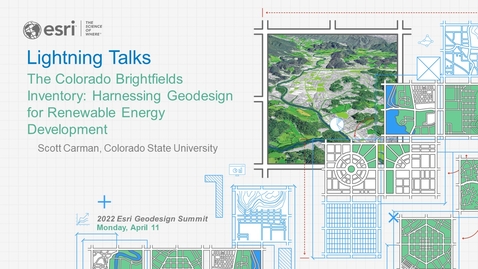 Thumbnail for entry Colorado Brightfields: Geodesign Renewable Energy 